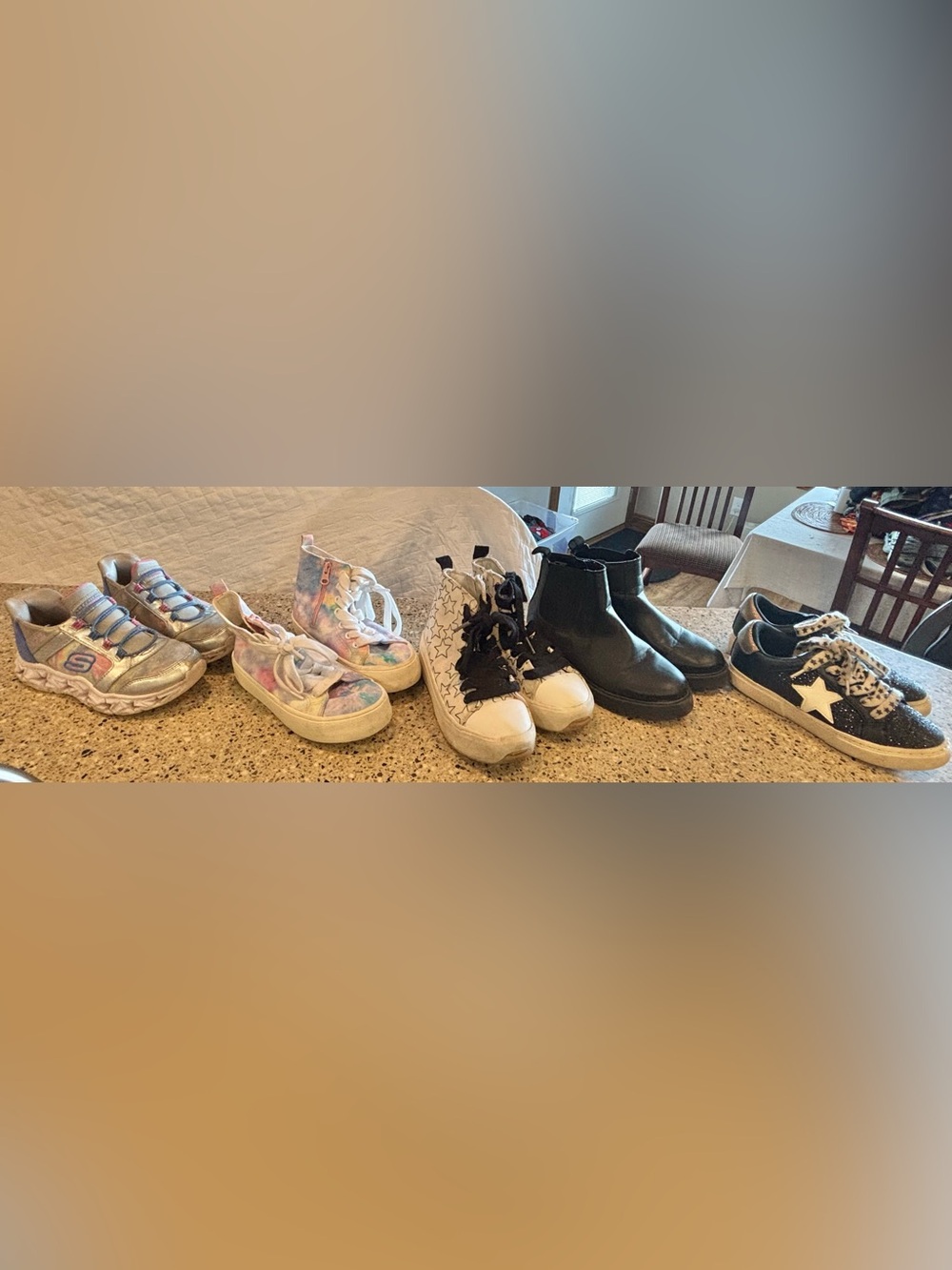 Five pair of shoes girl size 13 (Art Class, Skechers)